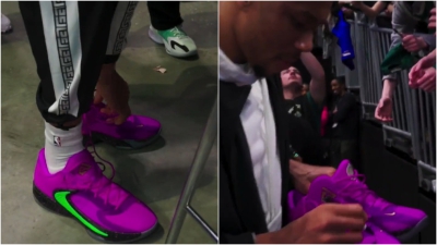 Γιάννης Αντετοκούνμπο: Χάρισε τα παπούτσια του σε θαυμάστρια – «Μου τα ζήτησε ευγενικά»