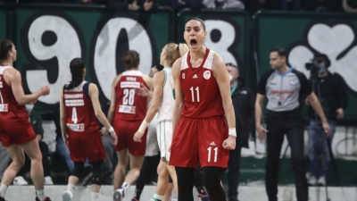 Νίκη τίτλου ο Ολυμπιακός - «Άλωσε» τον «Τάφο» (76-81) και κλείδωσε την πρωτιά της κανονικής περιόδου!