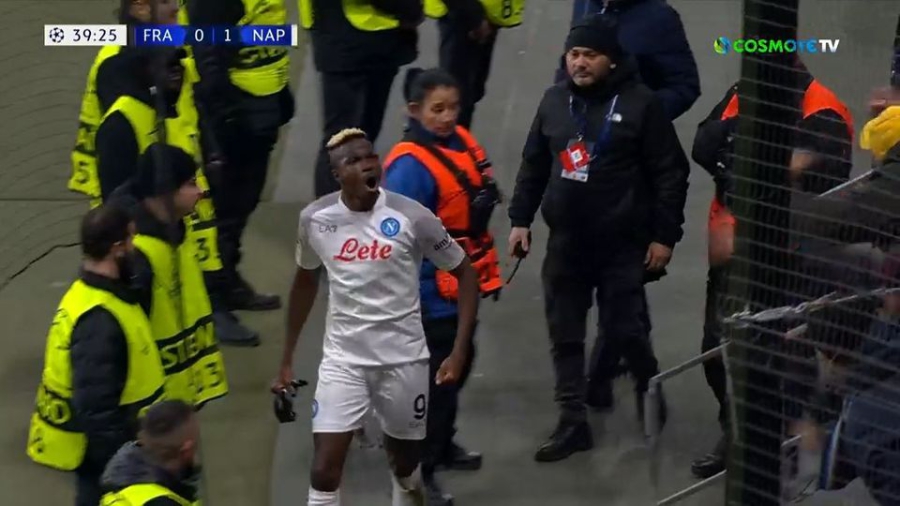 Άιντραχτ Φρανκφούρτης – Νάπολι 0-1: Έχασε το πέναλτι ο Κβαρατσχέλια, αλλά την «λύτρωσε» ο Οσιμέν (video)