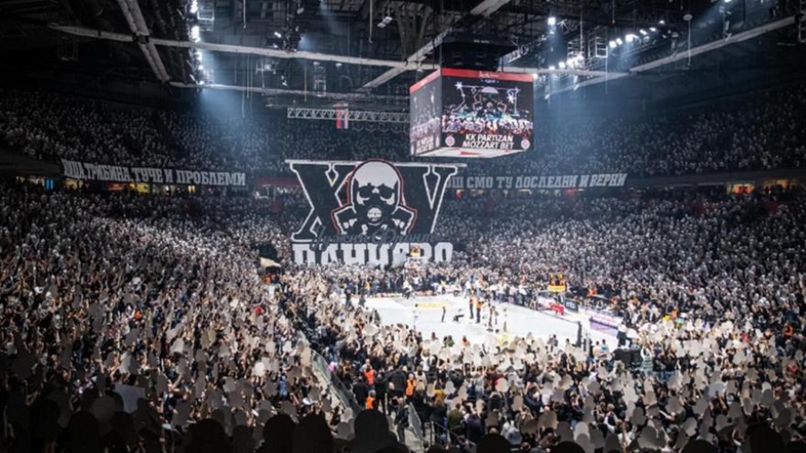 Το απίθανο «κορεό» των φίλων της Παρτιζάν στη «Stark Arena»! (video)