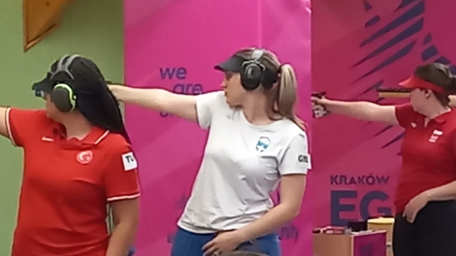 Μία «ανάσα» από το βάθρο έφτασε η Κορακάκη στα 10μ. αεροβόλο πιστόλι στους Ευρωπαϊκούς Αγώνες