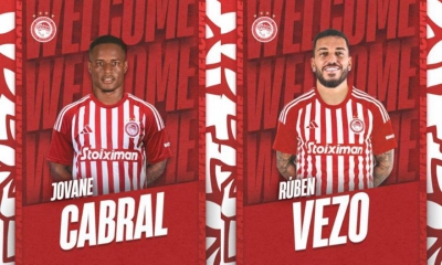 Ολυμπιακός: Μέσα οι Βέζο και Καμπράλ για την αναμέτρηση με το ΟΦΗ