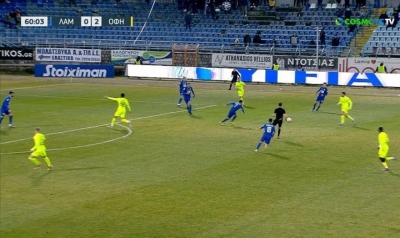 Λαμία - ΟΦΗ 0-3: «Οβίδα» Ντιουσέ και... πάρτι των Κρητικών! (video)