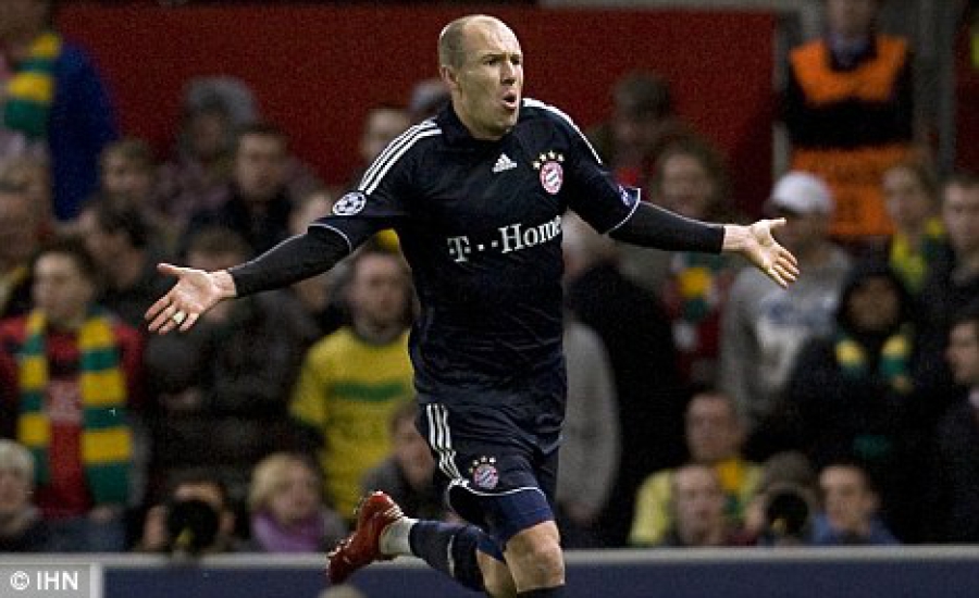 Μάντσεστερ Γιουνάιτεντ – Μπάγερν Μονάχου: Η γκολάρα του Άριεν Ρόμπεν στο «Ολντ Τράφορντ» που «έφυγε» με ταχύτητα φωτός!