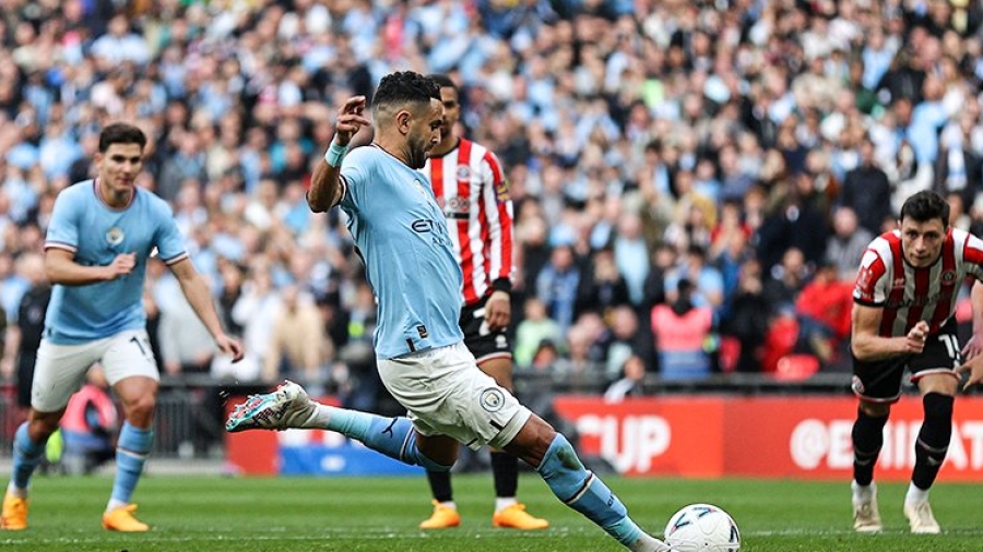 Μάντσεστερ Σίτι – Σέφιλντ Γιουνάιτεντ 3-0: Χατ-τρικ από τον Μαχρέζ στον ημιτελικό του Κυπέλλου! (video)