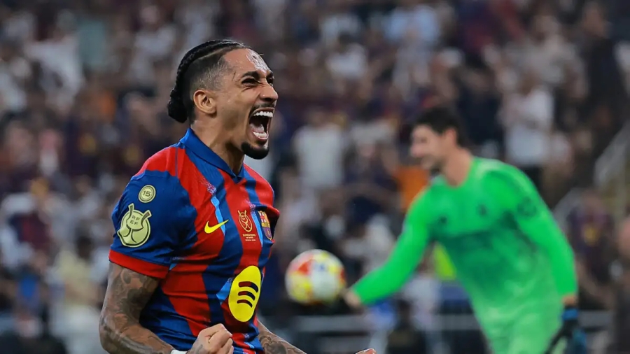 Supercopa de España: Μοναδική παράσταση από Μπάρτσα και Ρεάλ, «βάφτηκε» μπλαουγκράνα το τρόπαιο!