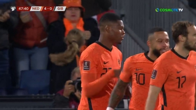 Ολλανδία – Γιβραλτάρ 4-0: Βρήκε δίχτυα και ο Ντάμφρις! (video)