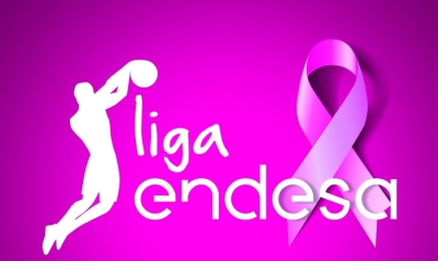 Liga Endesa: Ροζ σφυρίχτρες και μπουκέτα με λουλούδια... ενάντια του καρκίνου του μαστού (video)