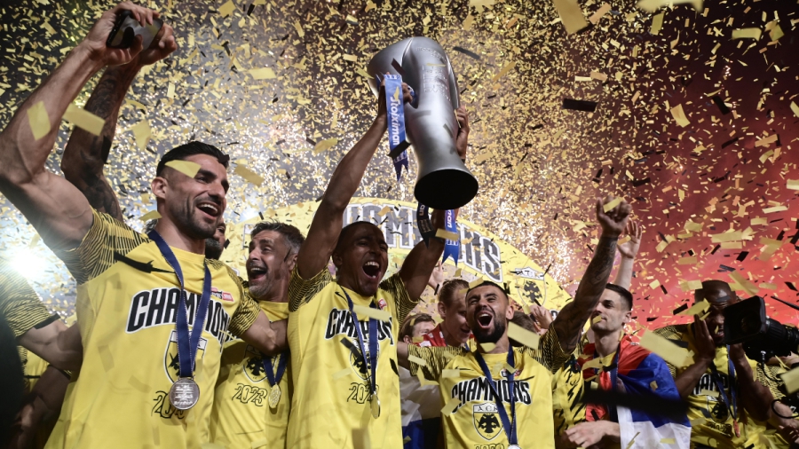 Εννέα ματς... σταθμοί στην πορεία της ΑΕΚ ως την κατάκτηση της Super League (video)