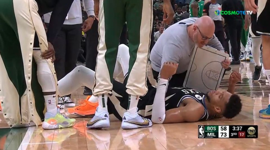 «Ευχέλαιο» στους Μπακς: Ανησυχία για τον τραυματισμό του Γιάννη Αντετοκούνμπο! (video)