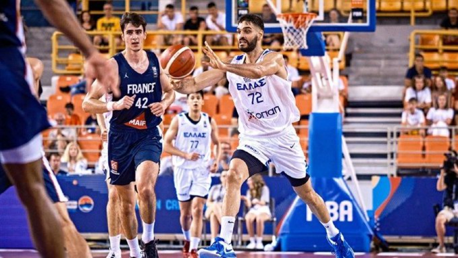 Ελλάδα – Γαλλία 51-98: Επιβλητικοί οι «μπλε» και η Εθνική νέων θα… παλέψει με Βέλγιο για το χάλκινο