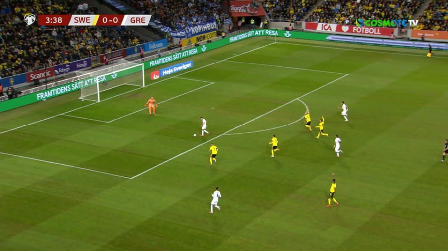 Σουηδία – Ελλάδα 0-0: Το ακυρωθέν γκολ του Μασούρα! (video)