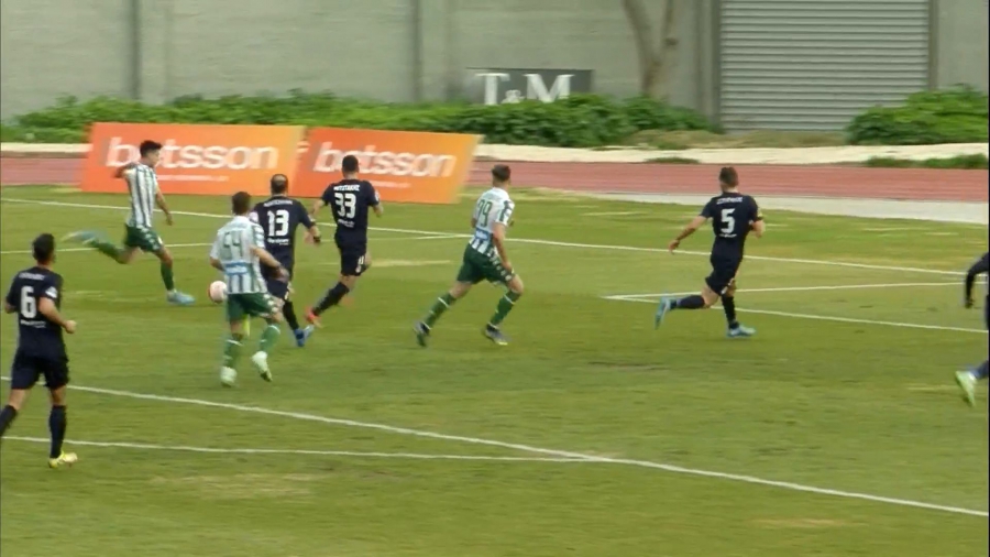 Παναθηναϊκός Β' - Κηφισιά 1-0: Ανοίγει το σκορ το τριφύλλι με όμορφο πλασέ του Αθανασακόπουλου (video)