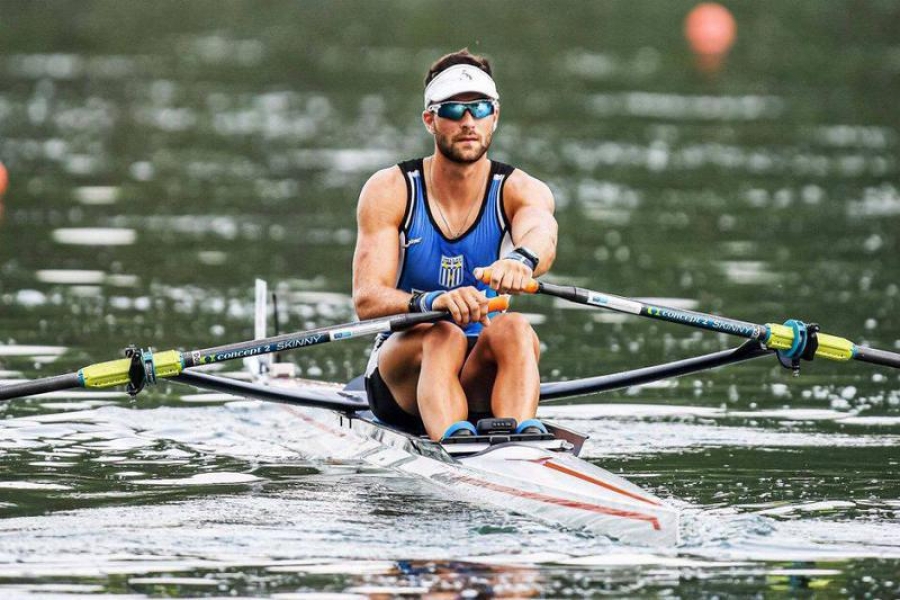 Κωπηλασία: Στον τελικό του σκιφ ο Ντούσκος, πρώτος στον ημιτελικό (video)