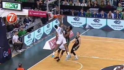 Ζαλγκίρις - Παναθηναϊκός 67-81: Ο Ουίλιαμς έκανε... poster αντίπαλό του στον αιφνιδιασμό (video)