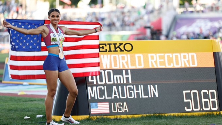 Παγκόσμιο πρωτάθλημα στίβου: Απίστευτη η ΜακΛάφλιν, συνέτριψε το παγκόσμιο ρεκόρ στα 400μ με εμπόδια!