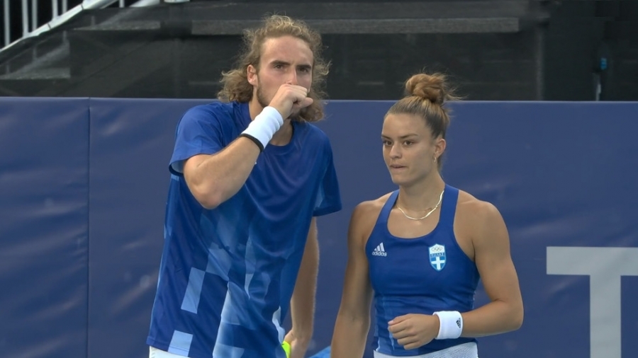 Τένις: Εντυπωσιακή εμφάνιση και πρόκριση στους «8» του μικτού διπλού για Τσιτσιπά – Σάκκαρη!