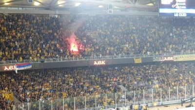 ΠΑΕ ΑΕΚ: «Ο υπαίτιος για τη ρίψη της φωτοβολίδας έχει βρεθεί και δεν θα μπει ποτέ ξανά στην OPAP Arena»