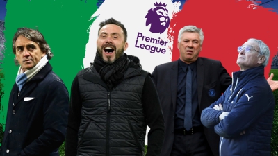 Η ιταλική… σχολή στο Νησί: Ντε Τσέρμπι ο 13ος «Ατζούρι» σε πάγκο Premier League!