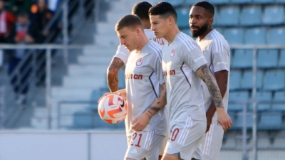 Με Φορτούνη, Μπιέλ και Χάμες στο Περιστέρι ο Ολυμπιακός!