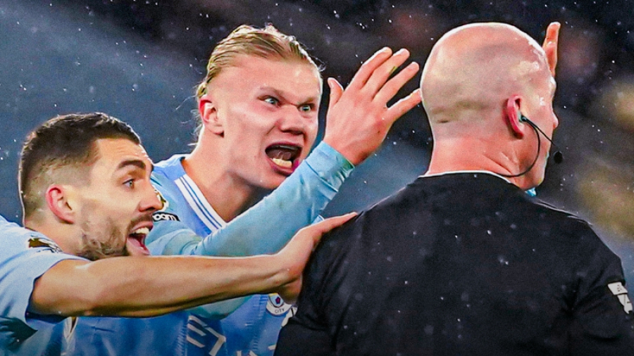 Έρχεται «τιμωρία» από την FA, όχι για τον διαιτητή, αλλά για τον Χάαλαντ! (video)