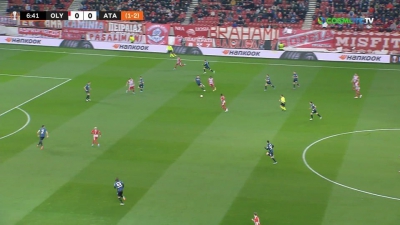 Ολυμπιακός - Αταλάντα: Πρώτη μεγάλη ευκαιρία με τον Μαντί Καμαρά (video)