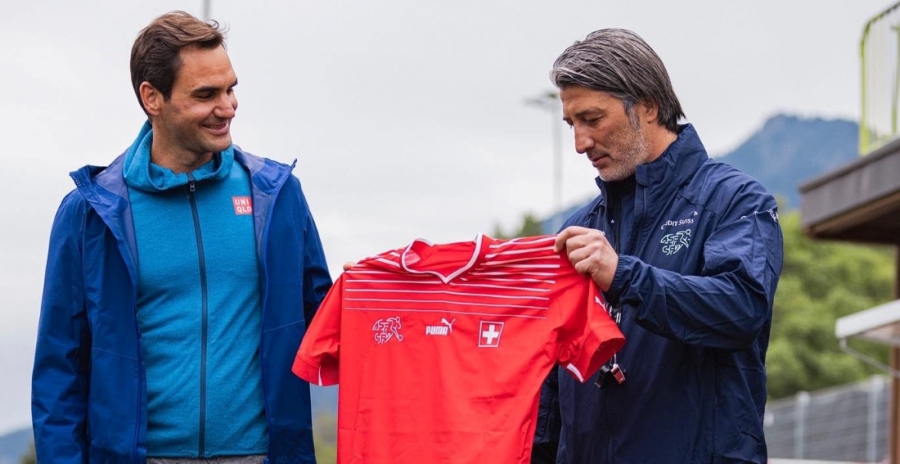 Ρότζερ Φέντερερ: Επισκέφθηκε την εθνική Ελβετίας και την εμψύχωσε ενόψει Nations League!