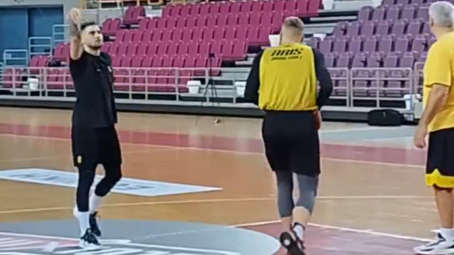 «Ζεσταίνεται» ο Τολιόπουλος ενόψει ΠΑΟΚ! (video)