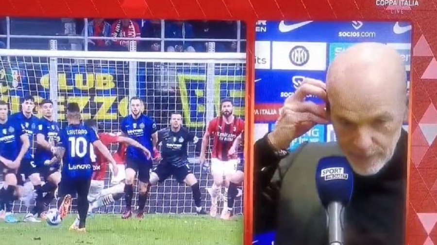 Ο Πιόλι είδε το ακυρωθέν γκολ της Μίλαν, σταμάτησε τις δηλώσεις και έφυγε! (video)