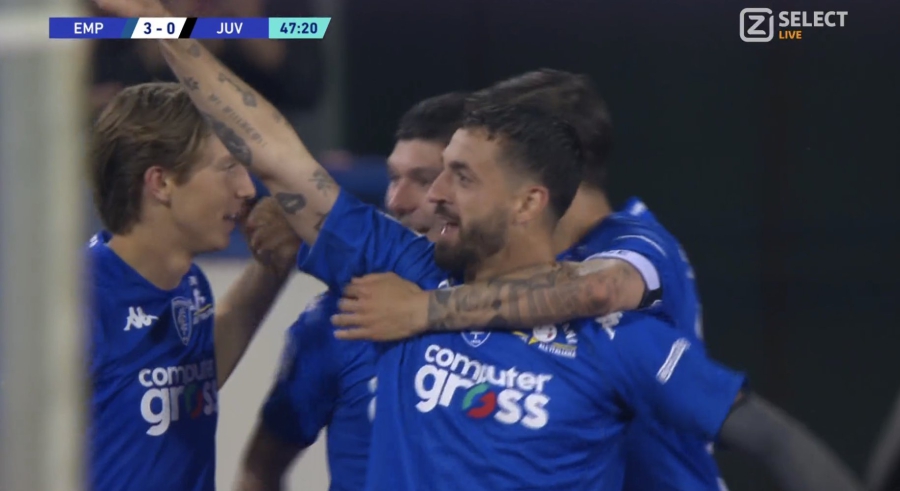 Τρία γκολ εντός έδρας η Έμπολι στη «Γιούβε»; Την προηγούμενη φορά που συνέβη, η Ελλάδα πήρε EURO! (video)