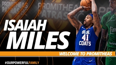 Στον Προμηθέα Πατρών ο Αϊζάια Μάιλς