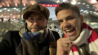 «Πικάρισμα» στον Ντέιβιντ Μπέκαμ από τον γιο του, μετά τη νίκη της Άρσεναλ