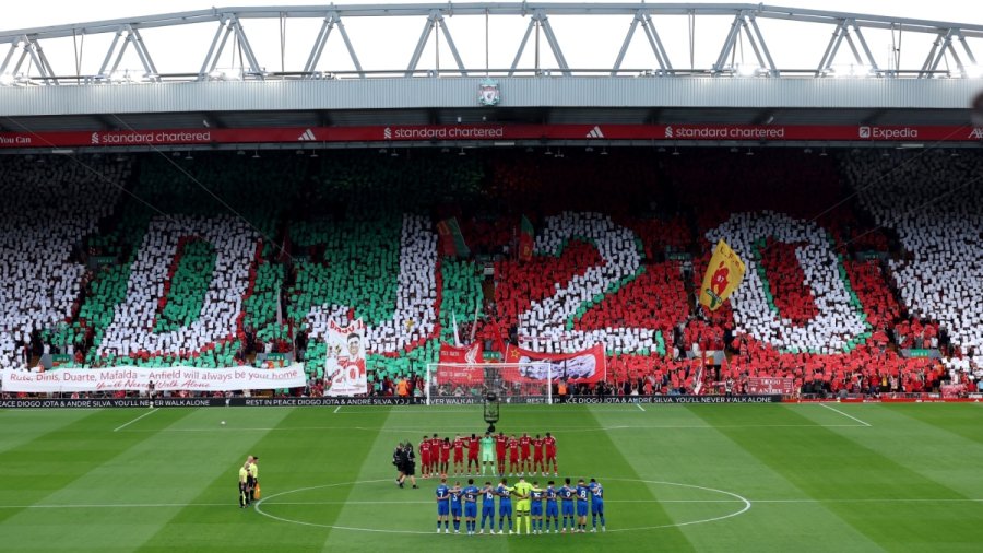 «Ντιόγκο, εδώ δε θα ξεχαστείς!»: Συγκίνηση, μνήμη, τιμή και δέος για τον Ζότα στο «Άνφιλντ»! (video)