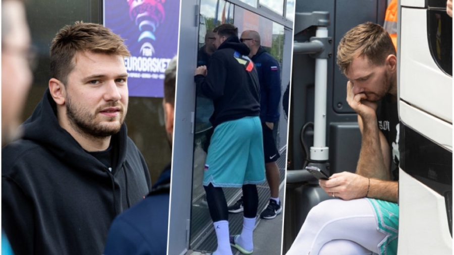 EuroBasket 2022: Μετά τα ταξί, άλλαξαν ρούχα στο δρόμο ο Ντόντσιτς και η παρέα του!