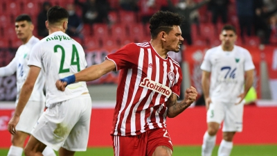 Ολυμπιακός – Λεβαδειακός 2-0: Δύο τα γκολ του Τικίνιο και ισχυρό προβάδισμα πρόκρισης για τους γηπεδούχους!(video)