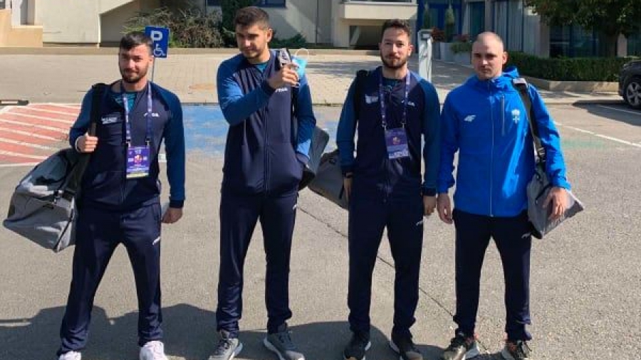 Πινγκ πονγκ, Ευρωπαϊκό πρωτάθλημα ομαδικού: Ξεκίνημα με το... αριστερό οι Άνδρες, ήττα 2-3 από το Βέλγιο