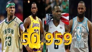 Ο (δικός μου) ΛεΜπρον, μοναδικός παίκτης στην ιστορία του μπάσκετ με… 51.000 πόντους καριέρας!