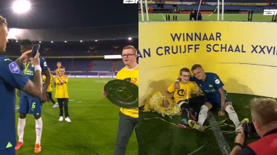 Μεγαλείο ψυχής από τους παίκτες της Αϊντχόφεν: Πανηγύρισαν το Σούπερ Καπ Ολλανδίας μαζί με παιδιά με ειδικές ανάγκες! (video)