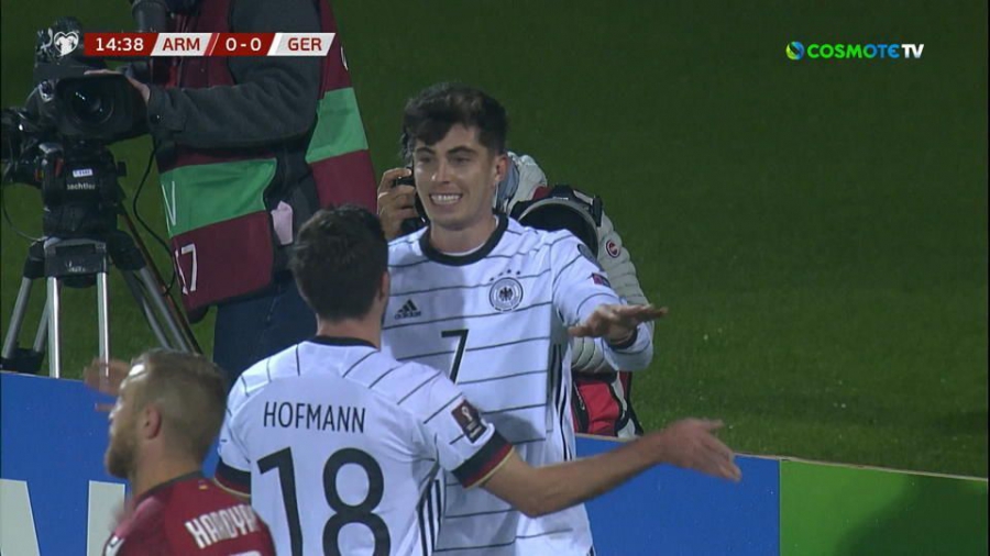 Αρμενία – Γερμανία 0-1: Χόφμαν σερβίρει, Χάβερτς σκοράρει! (video)