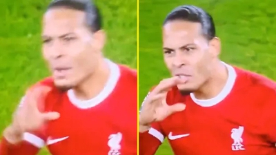 «Έξω φρενών» ο Φαν Ντάικ, ρώτησε τον διαιτητή αν είναι… πιωμένος!