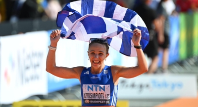 Η Ντρισμπιώτη σε νέο ιστορικό επίτευγμα, αυτή τη φορά στο παγκόσμιο πρωτάθλημα - Χάλκινο μετάλλιο στα 35 χλμ βάδην