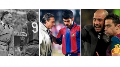 Τα πρόσωπα αλλάζουν όμως η φιλοσοφία μένει εδώ και μισό αιώνα στην Μπαρτσελόνα: Από τον Μίχελς μέσω του Κρόιφ και του Πεπ στον Τσάβι