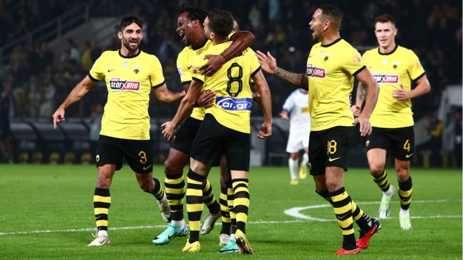 ΑΕΚ - Λαμία 3-0: «Άφησε» πίσω Μαρσέιγ και Κηφισιά, με... τριάρα! (video)