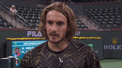 Τσιτσιπάς: «Αισθάνθηκα ότι έπαιζα κόντρα στον εαυτό μου» (video)