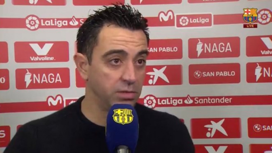 Τσάβι: «Δεν είμαι περήφανος για την ισοπαλία, γιατί η Μπάρτσα είναι φτιαγμένη για να κερδίζει» (video)