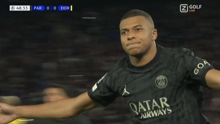 Παρί Σεν Ζερμέν – Ντόρτμουντ 1-0: Ο Εμπαπέ σκοράρει για 3η φορά φέτος με πέναλτι! (video)