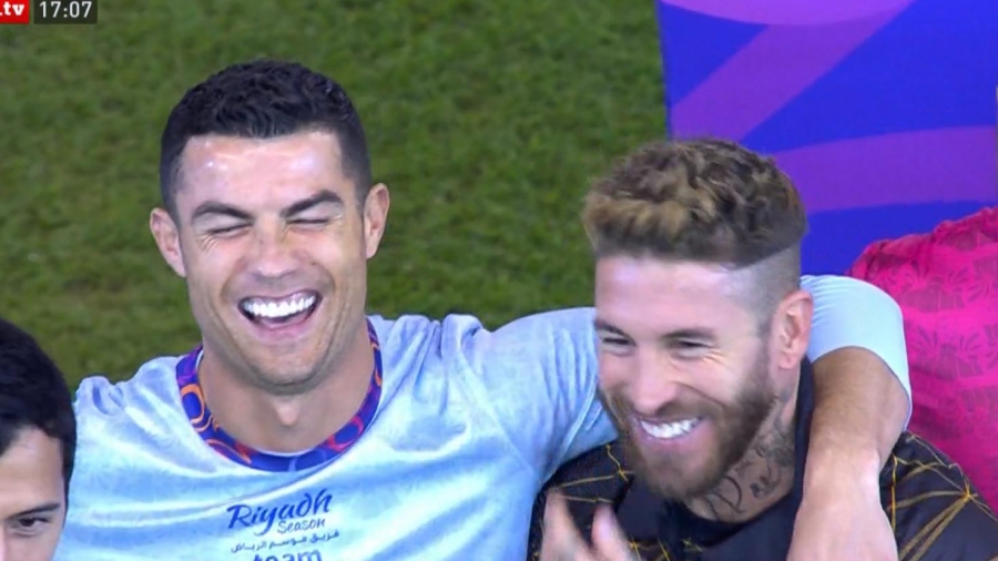 Η αγκαλιά των παλιόφιλων Κριστιάνο-Ράμος και η προειδοποίηση για το σκουλαρίκι! (video)