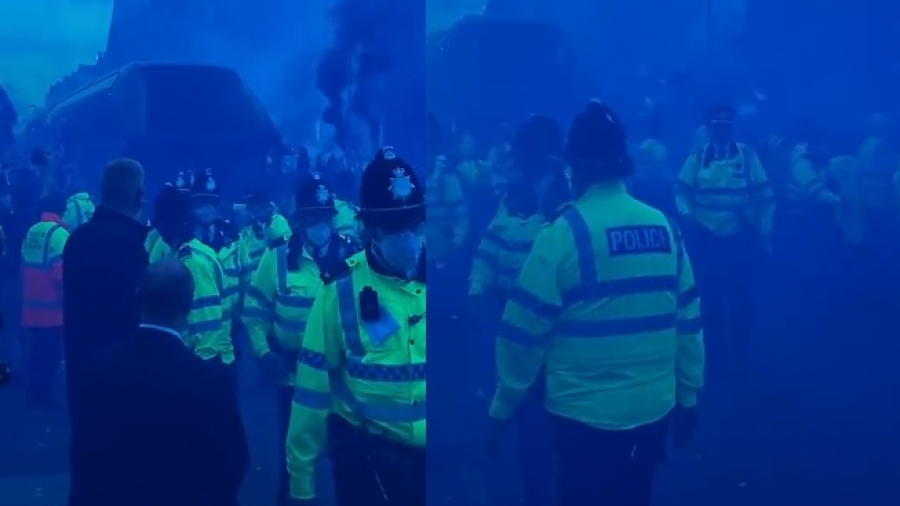 Απίστευτη ατμόσφαιρα από τους οπαδούς της Έβερτον πριν από το ματς με την Κρίσταλ Πάλας (video)