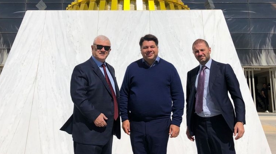 ΑΕΚ: Ο Πρέσβης των ΗΠΑ, Γιώργος Τσούνης, στην OPAP Arena!