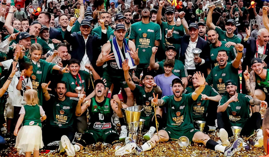 «Παρέλαση» στο ΟΑΚΑ με ανοιχτό πούλμαν για τους θριαμβευτές του Παναθηναϊκού!